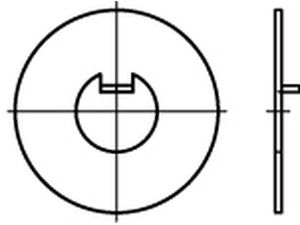 DIN 462 Stahl 35 S