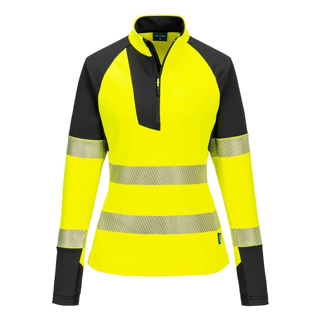 Portwest PW3 Warnschutz-Sweatshirt, Gelb, Gr. 3XL
