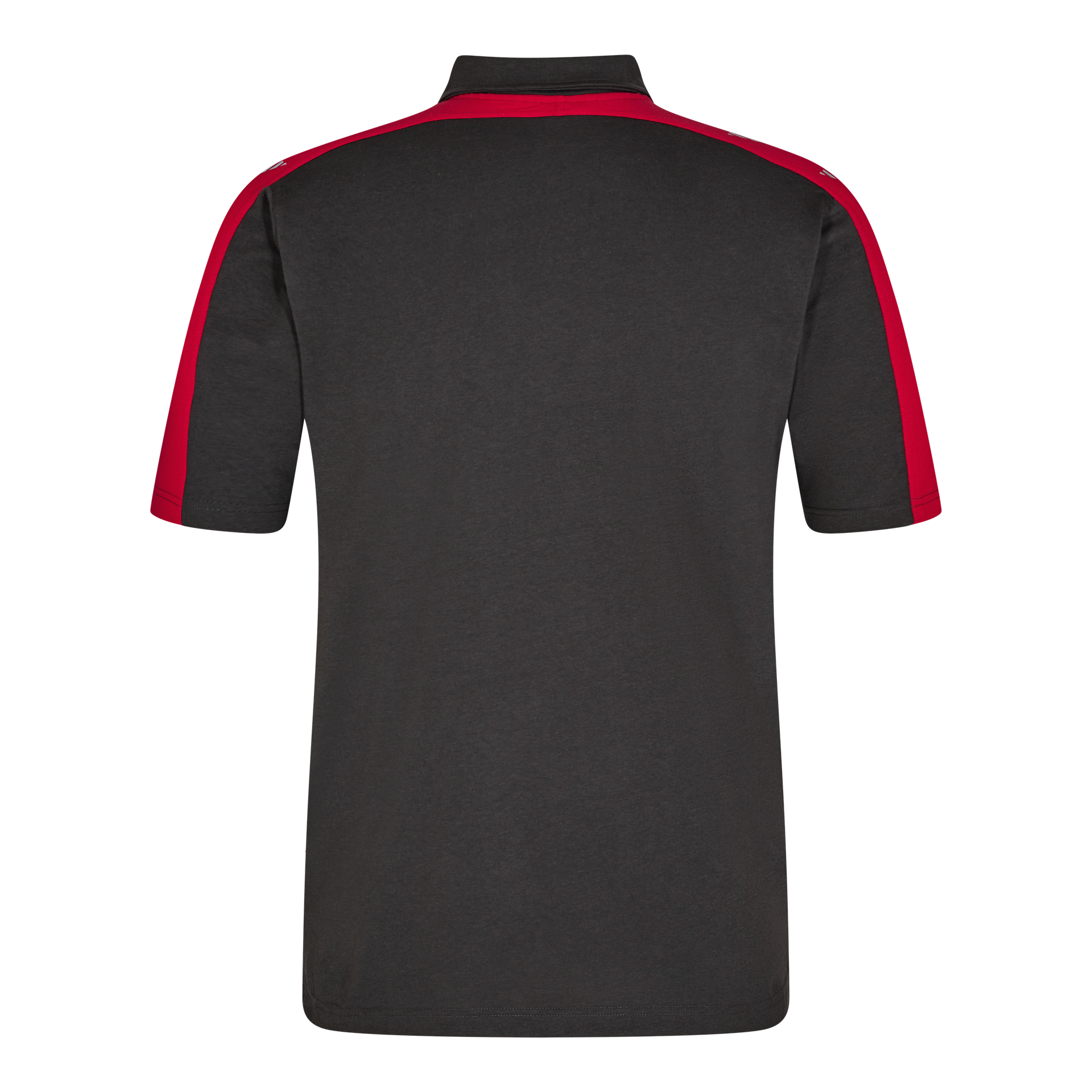 Galaxy Poloshirt Anthrazit Grau/Tomato Red, Gr. S