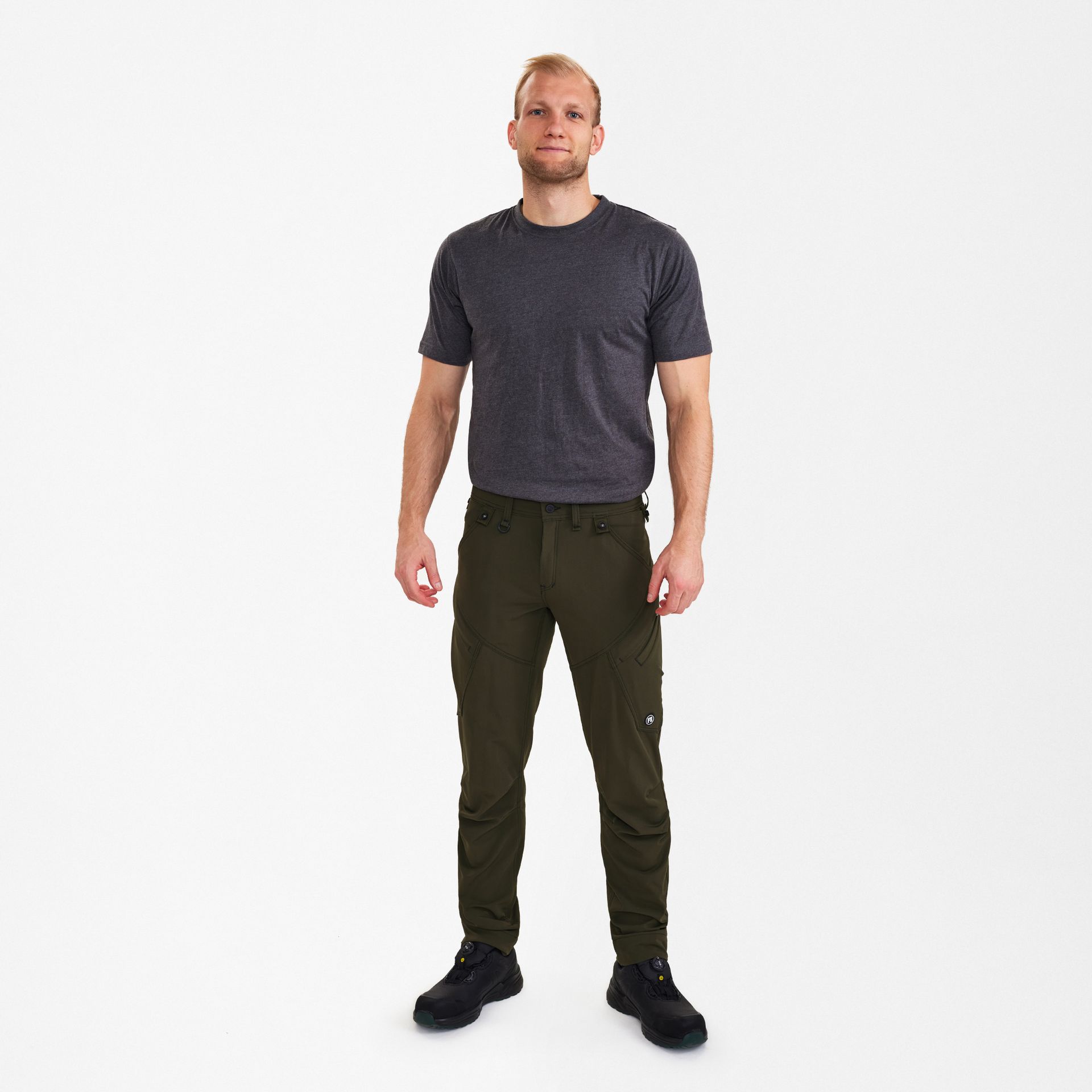 X-treme Servicehose mit 4-Wege-Stretch Forest Green, Gr. 29