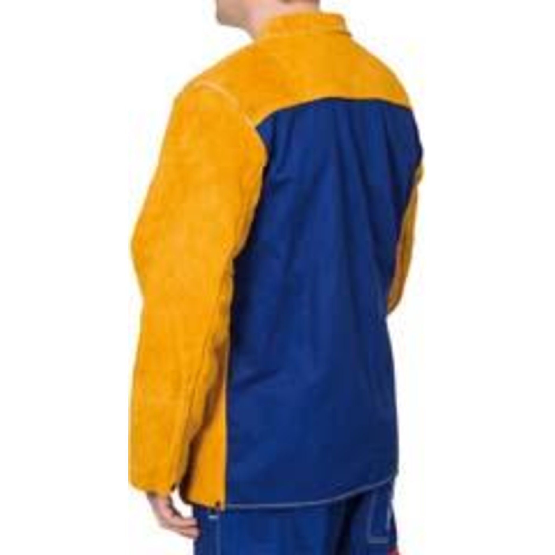 Golden Brown Spalt Rindleder Schweißerjacke