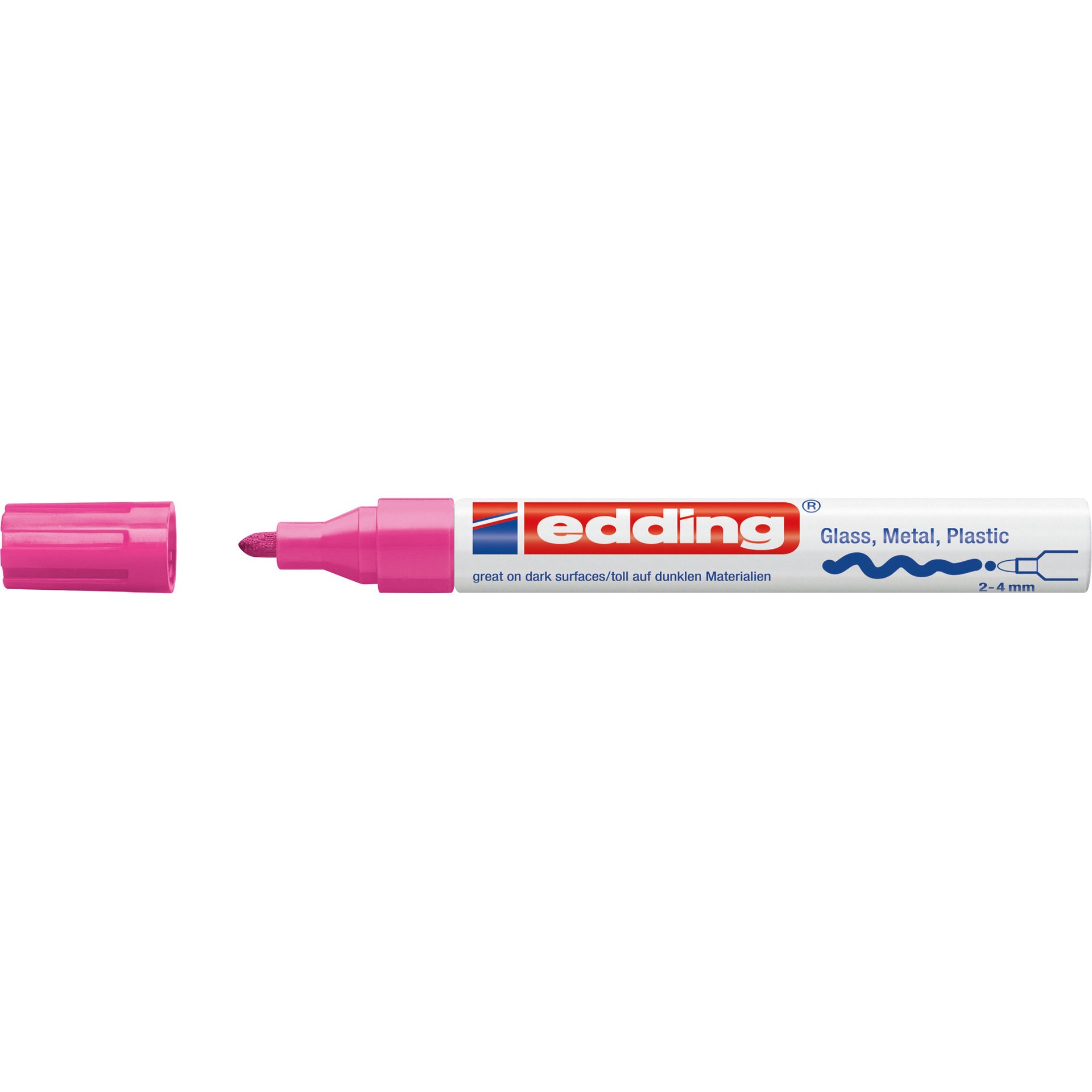 Lackmarker 750 2-4mm Rundspitze permanent rosa