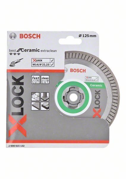 Bosch X-LOCK Diamanttrennscheibe Best for Ceramic
