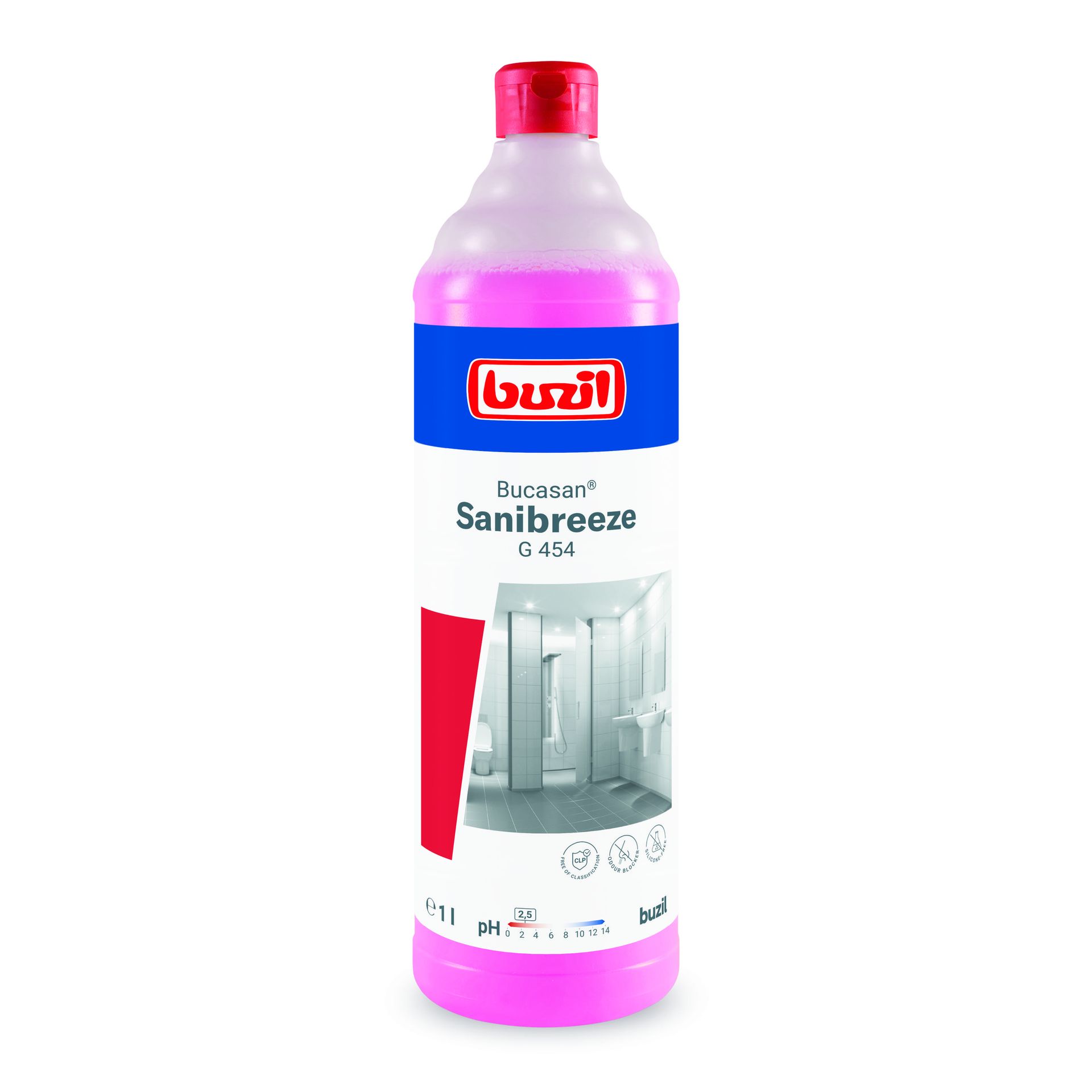 Bucasan® Sanibreeze,Sanitärunterhaltsreiniger auf Säurebasis mit Geruchsblocker