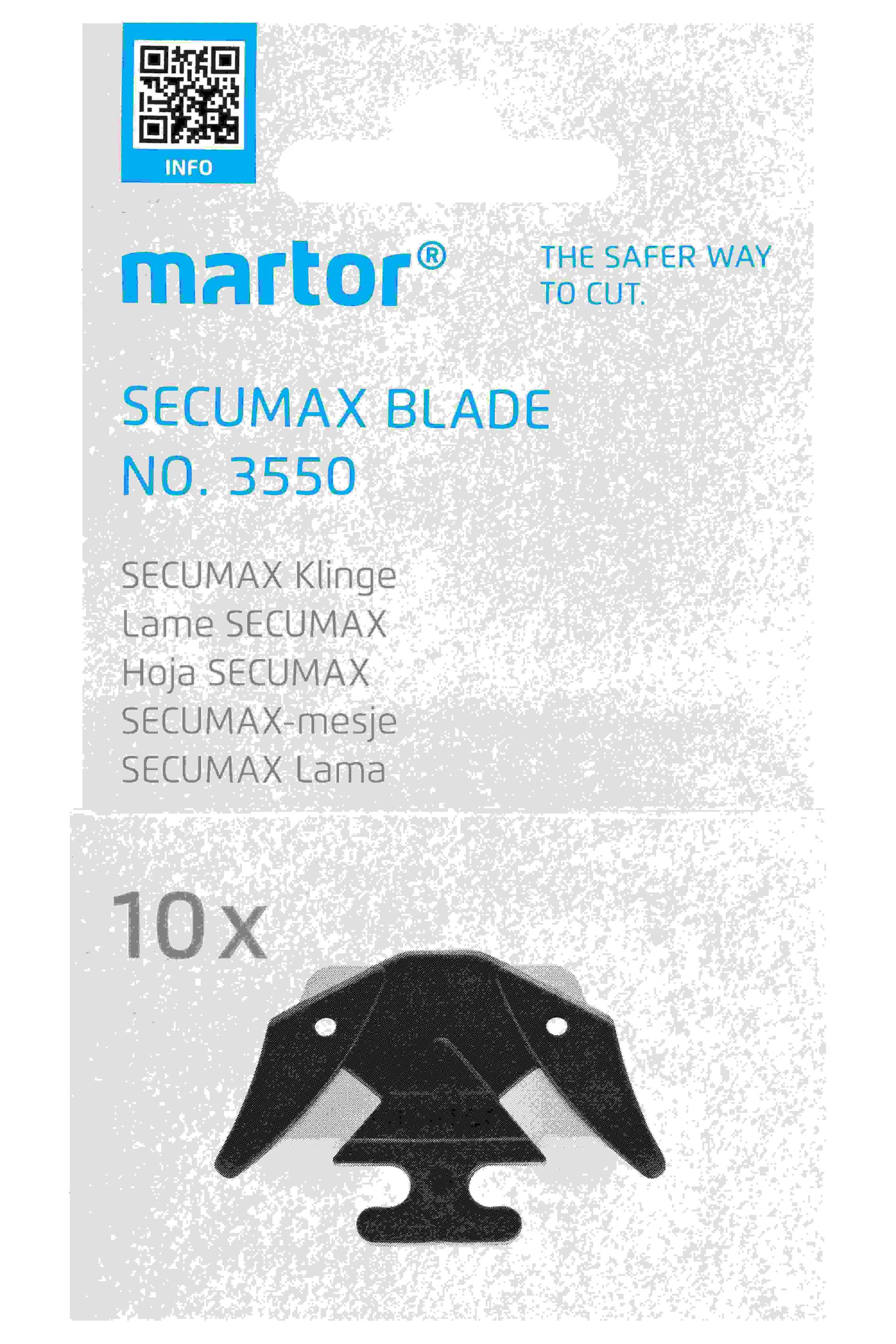 MARTOR Ersatzklinge SECUMAX-KLINGE 3550 Standardschliff POS | 10 Stück