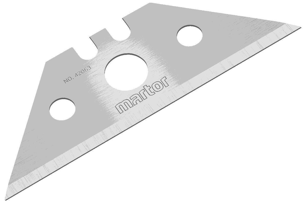 MARTOR Ersatzklinge TRAPEZKLINGE 42063 Breitschliff | 10 Stück