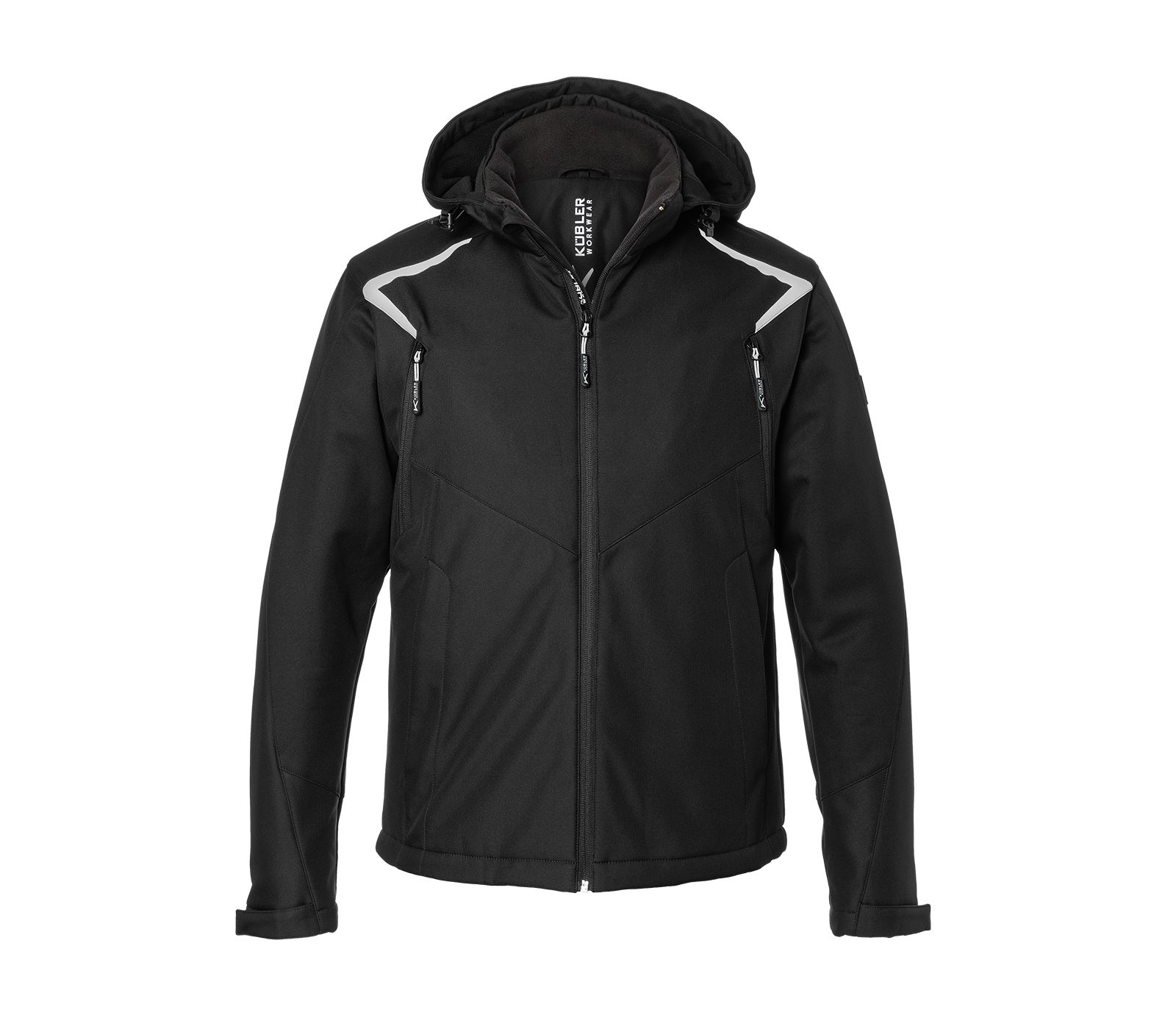 KÜBLER BODYFORCE Winter Softshell Jacke schwarz Gr. XS