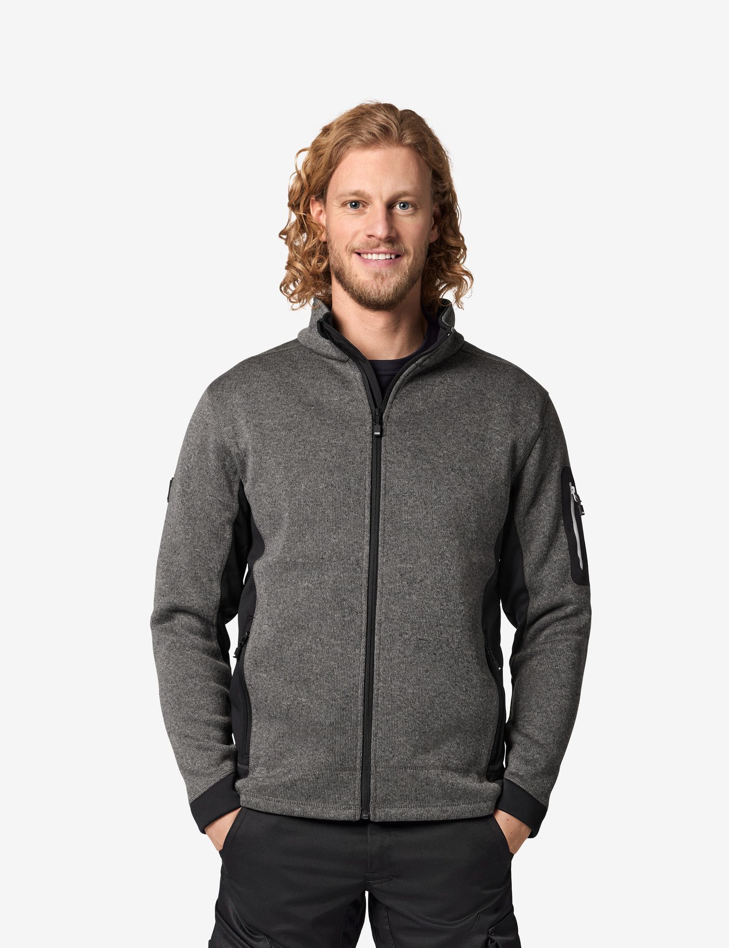 FHB Strick-Fleece-Jacke CHRISTOPH Herren