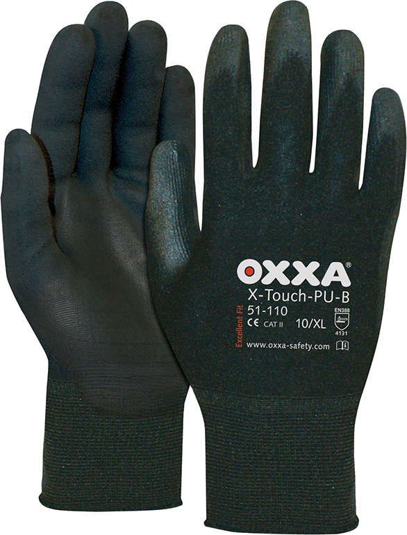 Montagehandschuh X-Touch-PU-B, Gr.10, Pack a 3 Paar