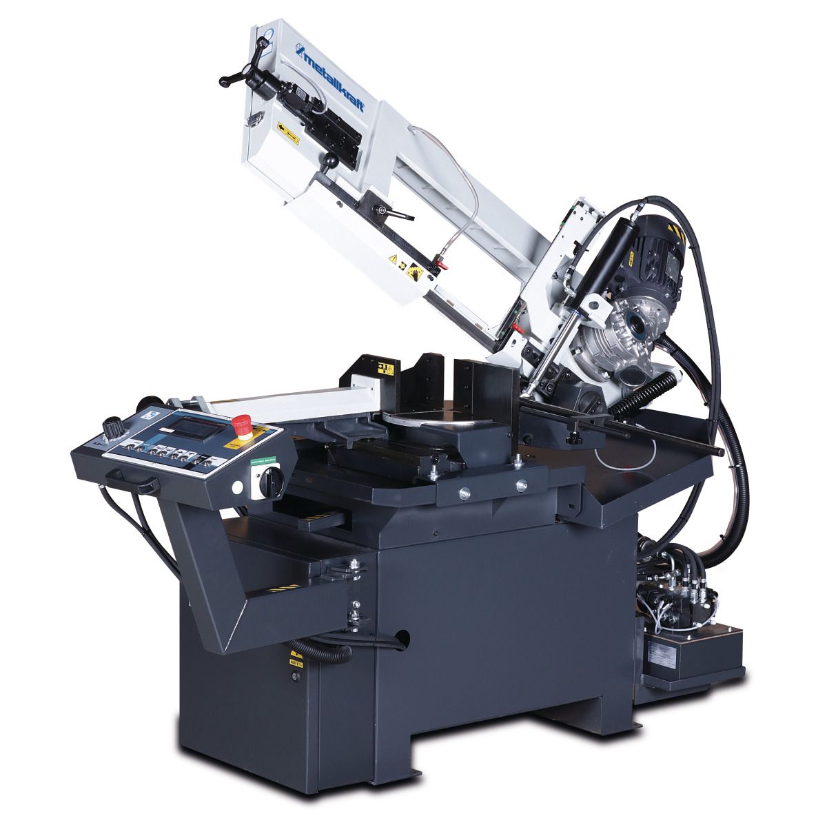 Halbautomatische Schwenkrahmen-Metallbandsäge Metallkraft BMBS 230 x 280 HA-DG