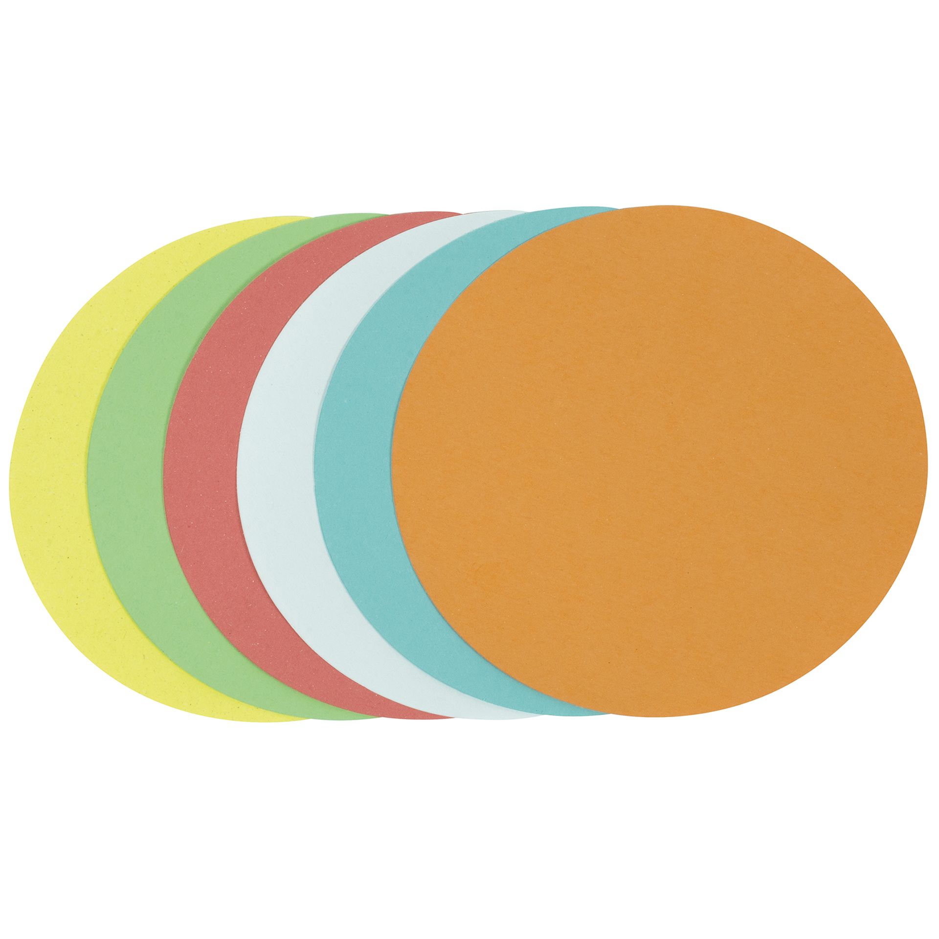 Moderationskarte Kreis 14cm sortiert 250 St./Pack.