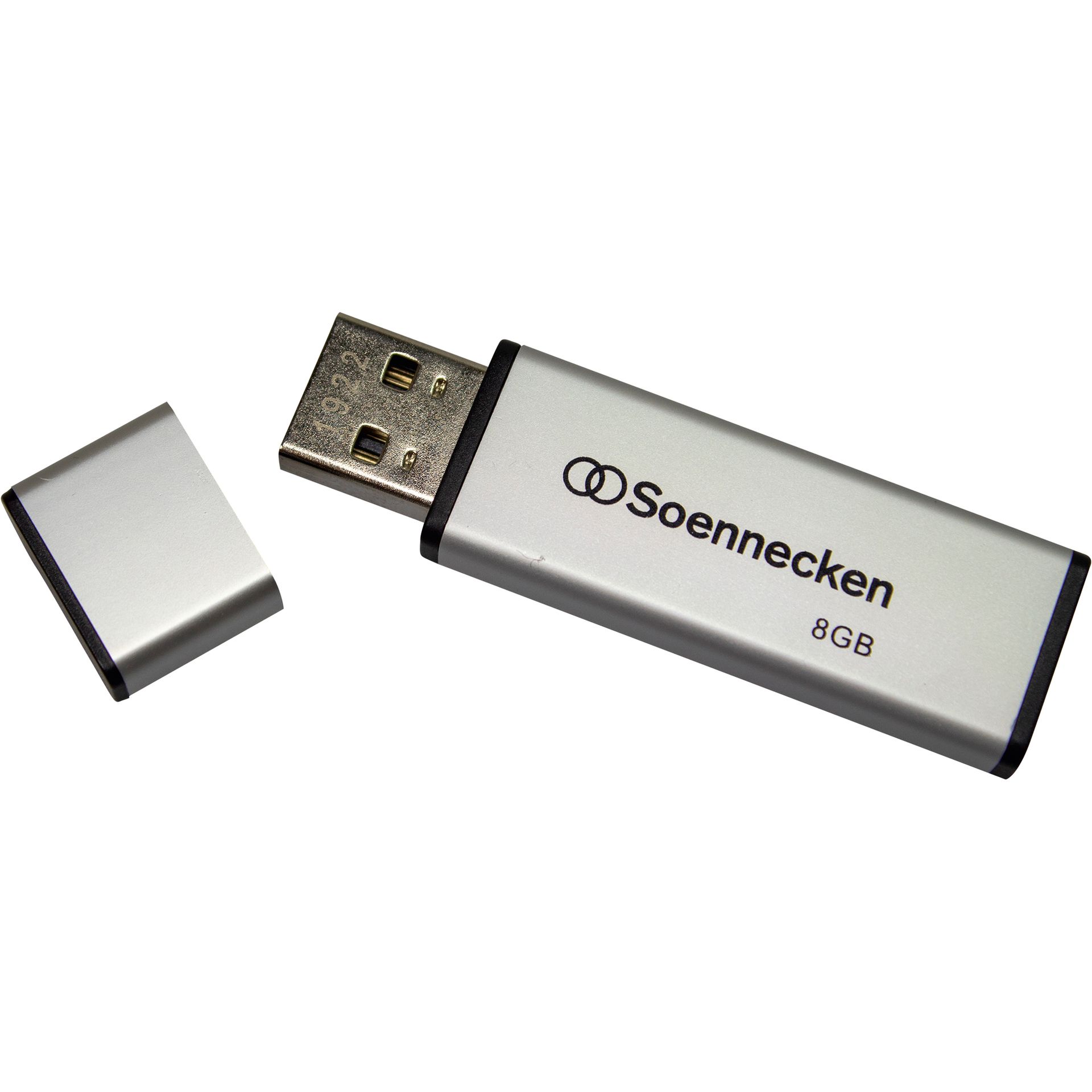 USB-Stick 2.0 8GB schwarz/silber