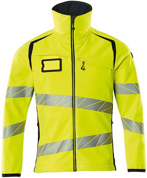 Softshell-Jacke, HiVis gelb/schwarzblau, L Accelerate Safe