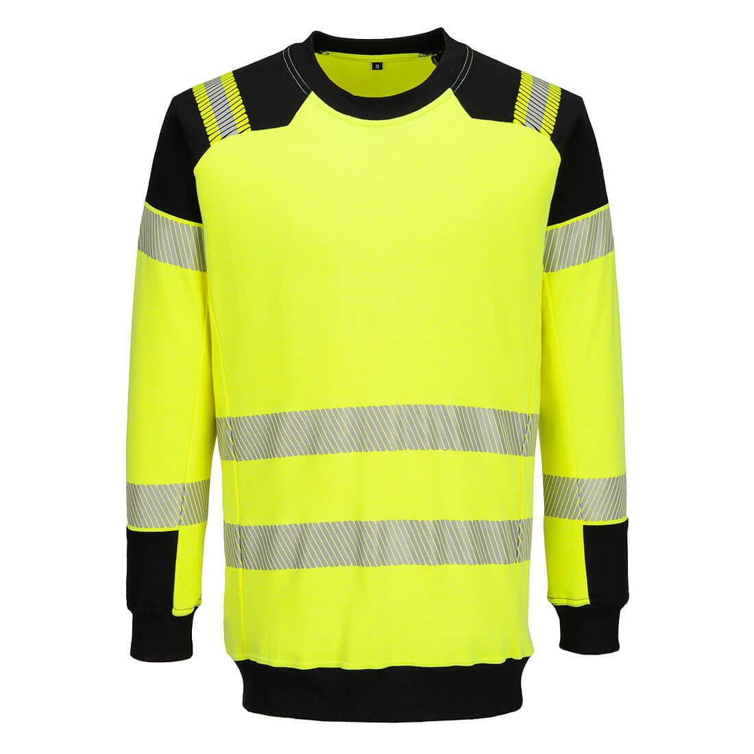 Portwest PW3 Warnschutz-Sweatshirt, Gelb, Gr. 2XL