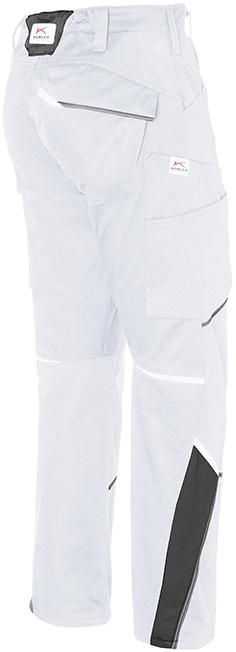 Damenhose ICONIQ, weiß/anthrazit, Gr.34 Kübler