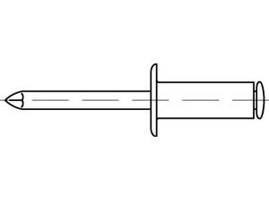 ART 88410 Blindniete Alu/Alu Dorn FLAKO 3,2 x 9,2 S