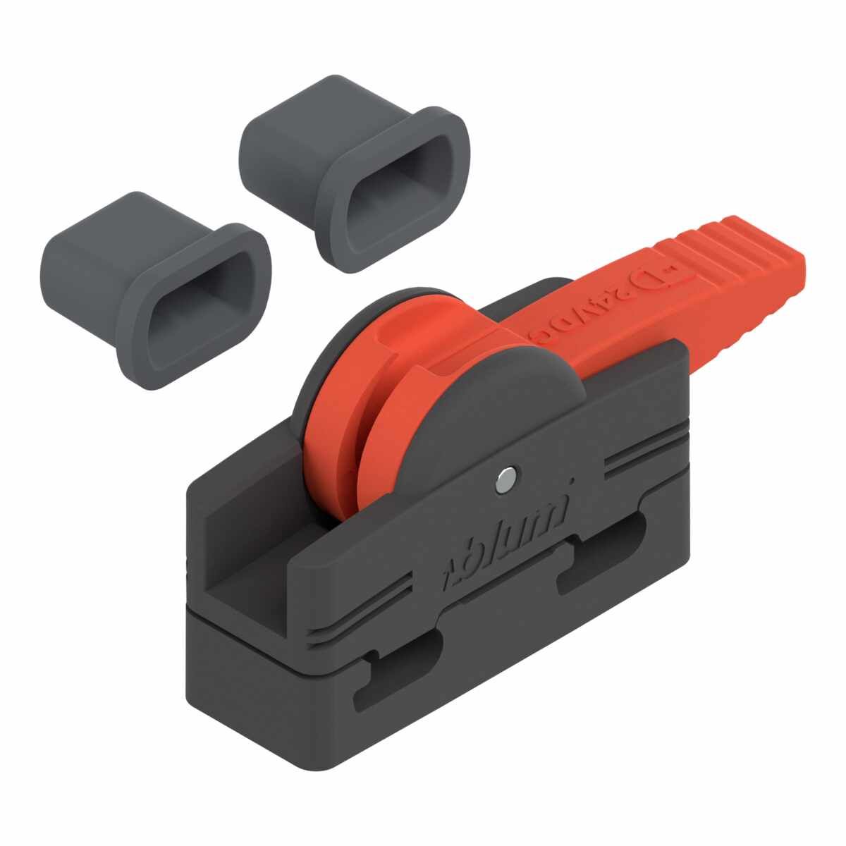 SERVO-DRIVE Verbindungsknoten (Set), werkzeuglos montierbar, orange/schwarz