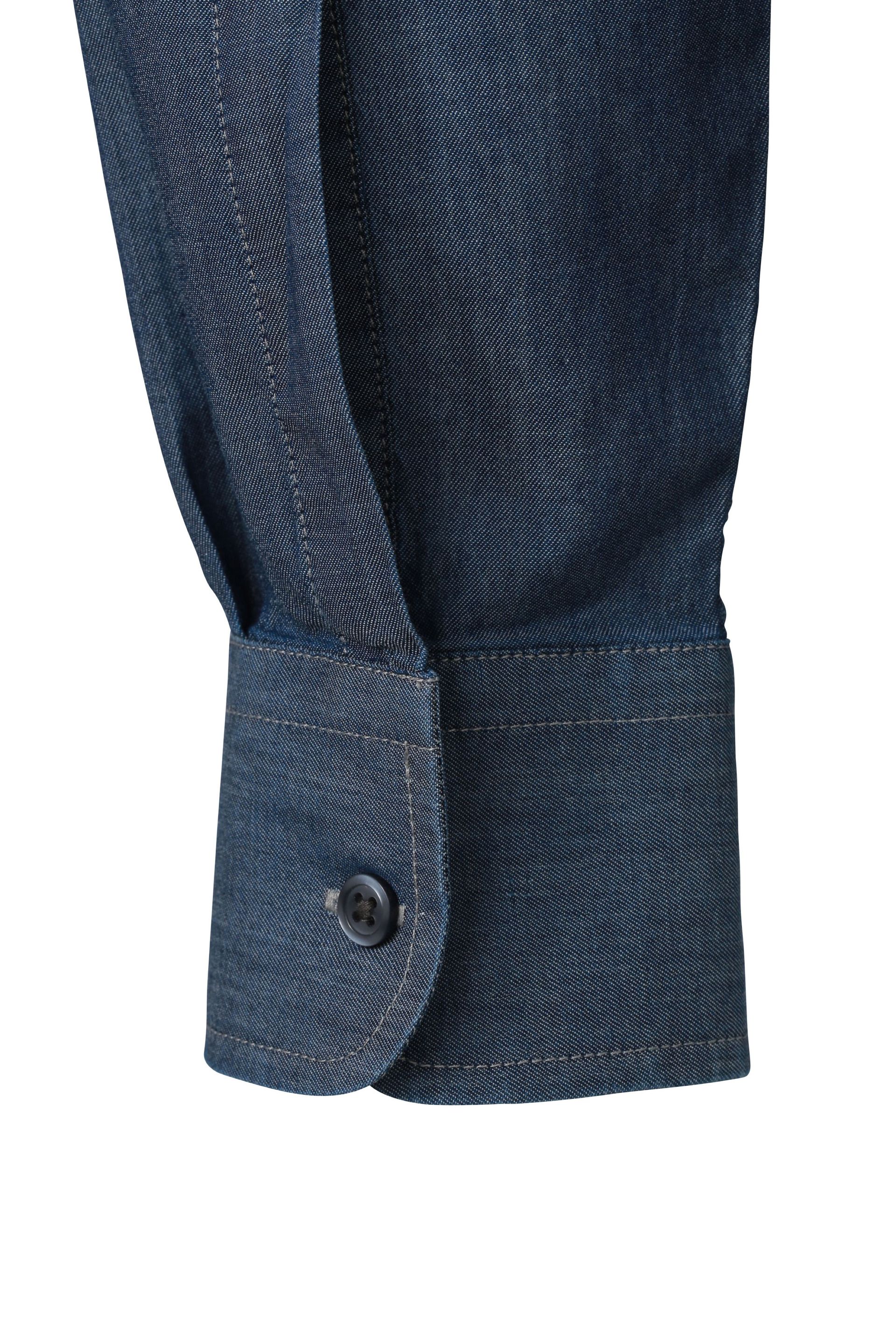 James & Nicholson JN629 Herren-Hemd, Blau (dden), Gr. L