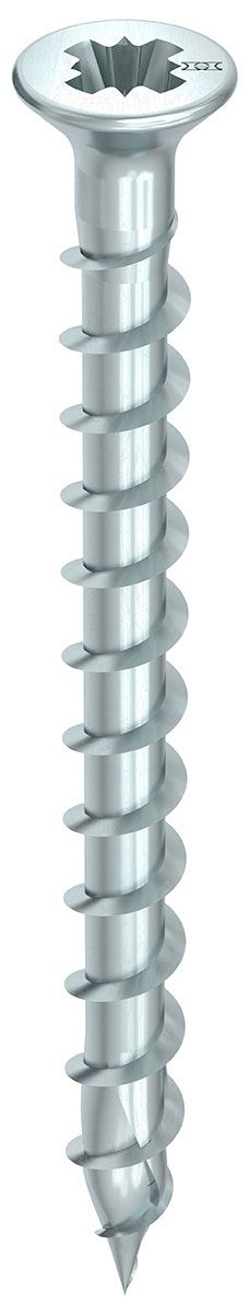 HECO-TOPIX-plus 3,0 x 16, kleiner Senkkopf, Pozi-Drive, Variables Vollgewinde, verzinkt blau, A3K, 200 Stück, SKV-Kleinverpackung