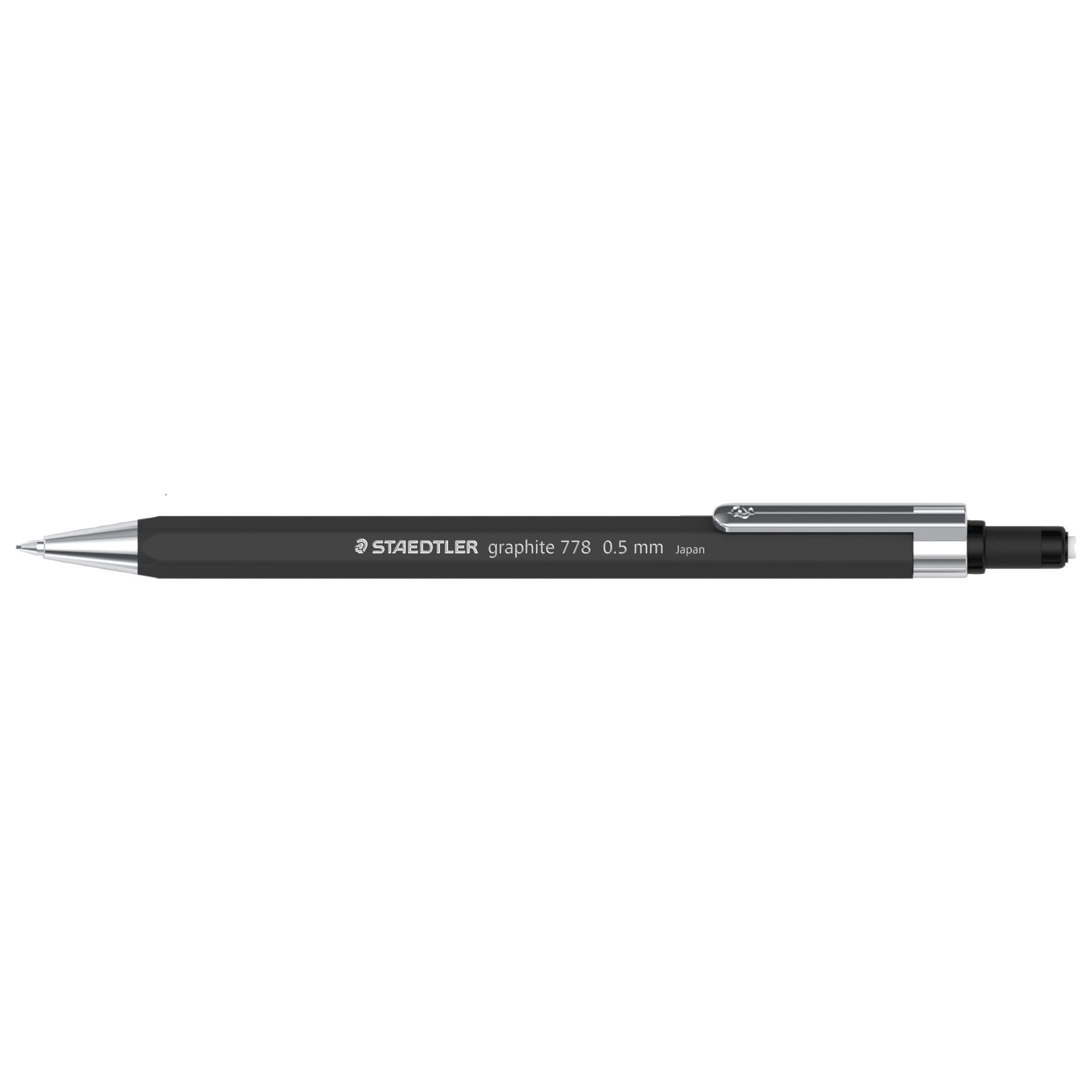 Druckbleistift graphite B 0,5mm Schaft schwarz