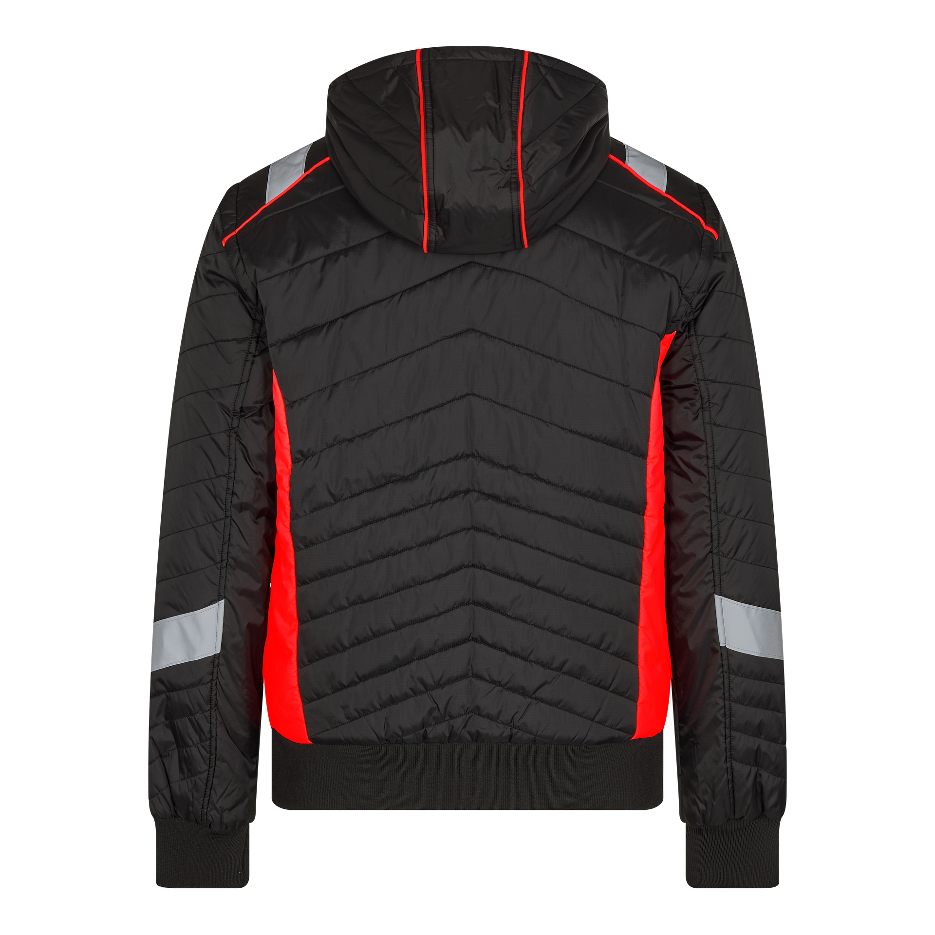Cargo Steppjacke Schwarz/Rot, Gr. L