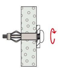 Hohlraum-Metalldübel HM 5x37 S