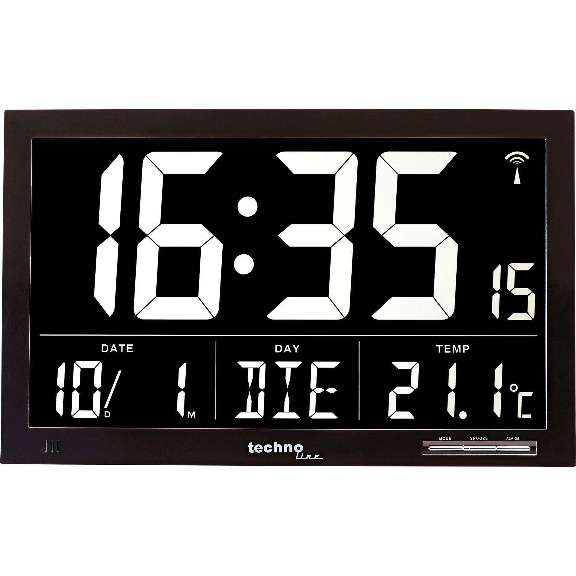 Wanduhr digital Jumbo LCD