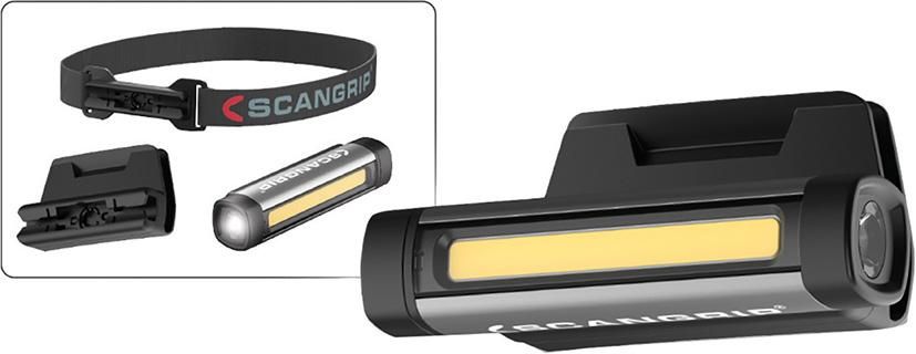 Akku-Stirnlampe Flex Wear Kit 75-150Lumen Scangrip
