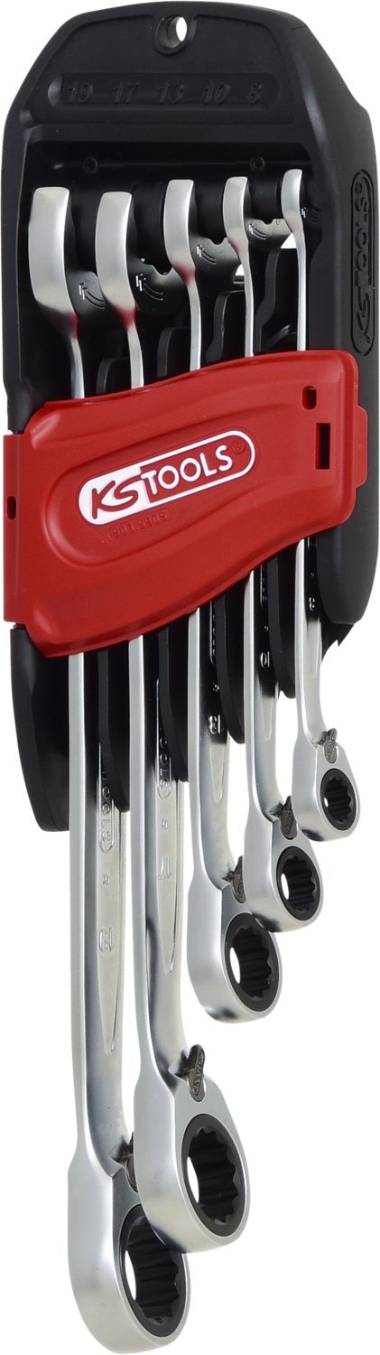 KS Tools DUO GEAR Ringmaulschlüssel-Satz, Maul