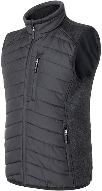 KÜBLER Hybridweste 7342 schwarz/dunkelgrau Gr. 2XL