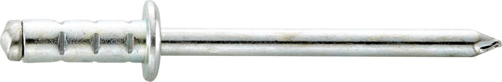Mehrbereichs-Blindniet Stahl/Stahl Flachrundkopf4x10mm GESIPA PolyGrip