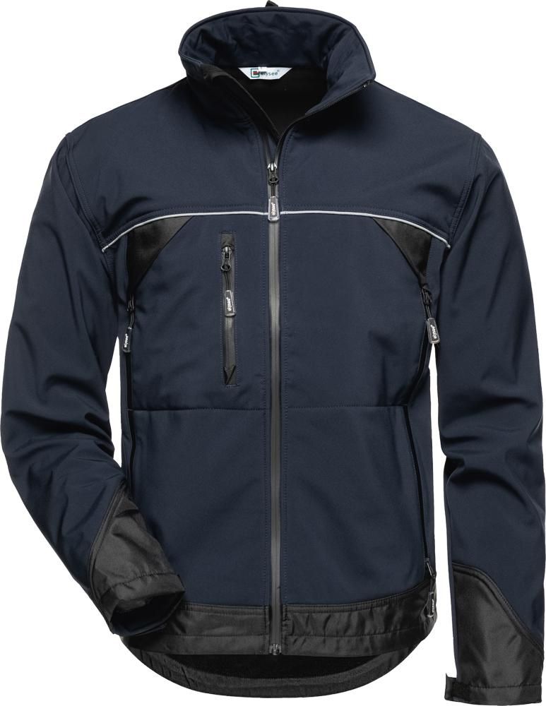 Jacke Gamma, Softshell, Gr.2XL, marine/schwarz