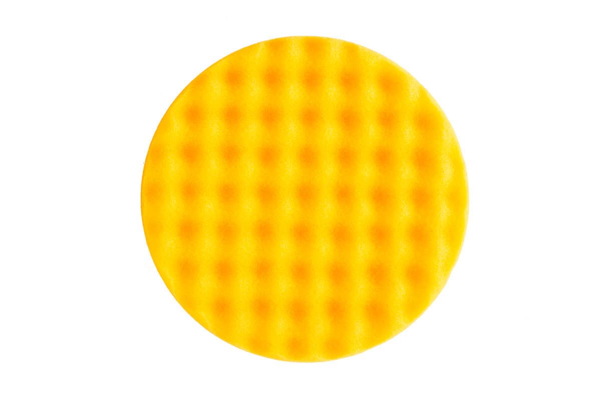 Schaumstoffpad 150mm gelb gewaffelt, 2/Pack