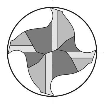 Schruppfräser VHM 6mm Z4 AlTiN HB Typ HR Werksnorm FORMAT