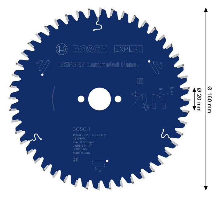 BOSCH HM-Kreissägeblatt, "Laminat"