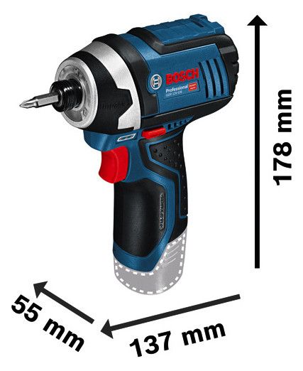 BOSCH Akku-Schlagschrauber, 1/4"-Bit