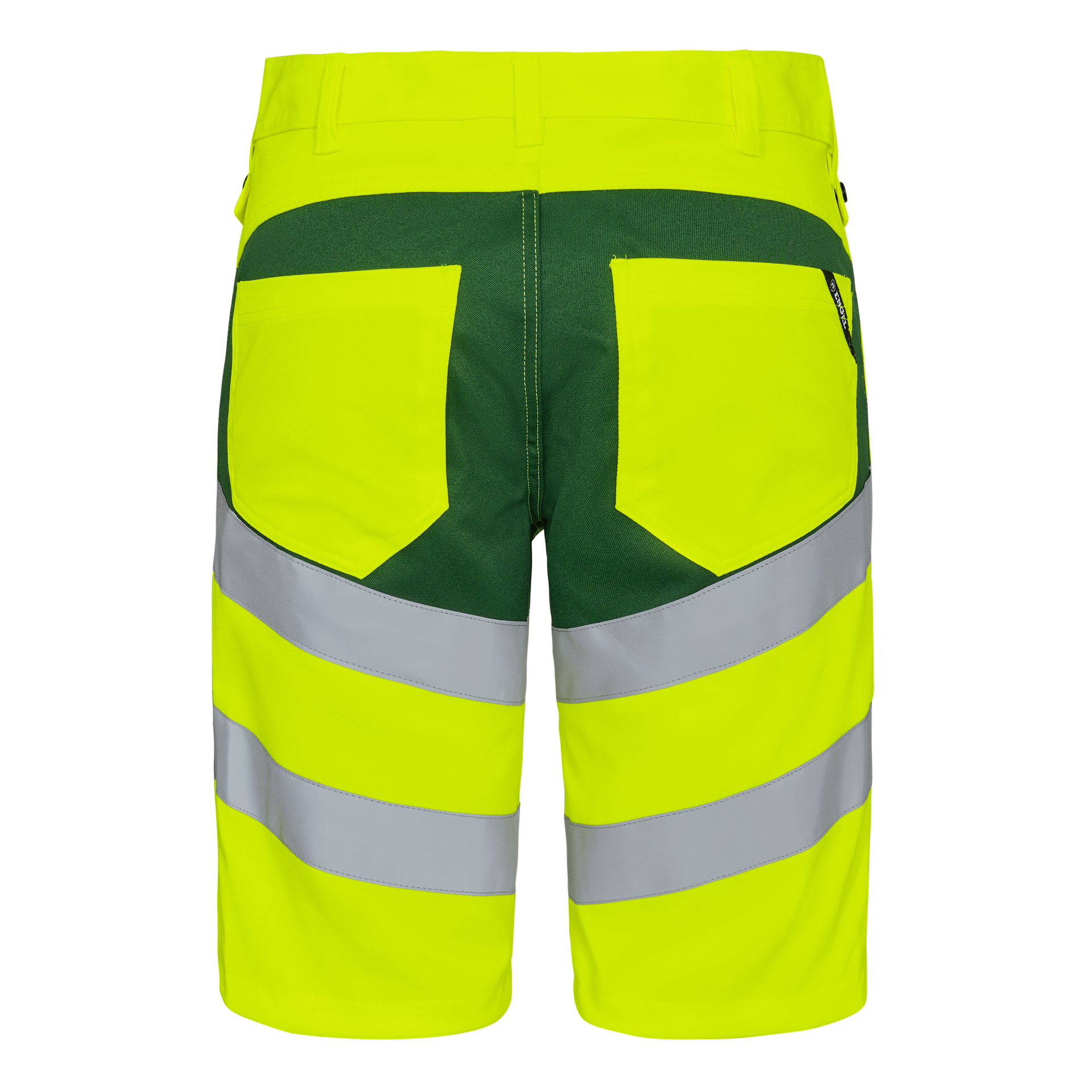 Safety Arbeitsshorts mit 2-Wege-Stretch Gelb/Grün, Gr. 72