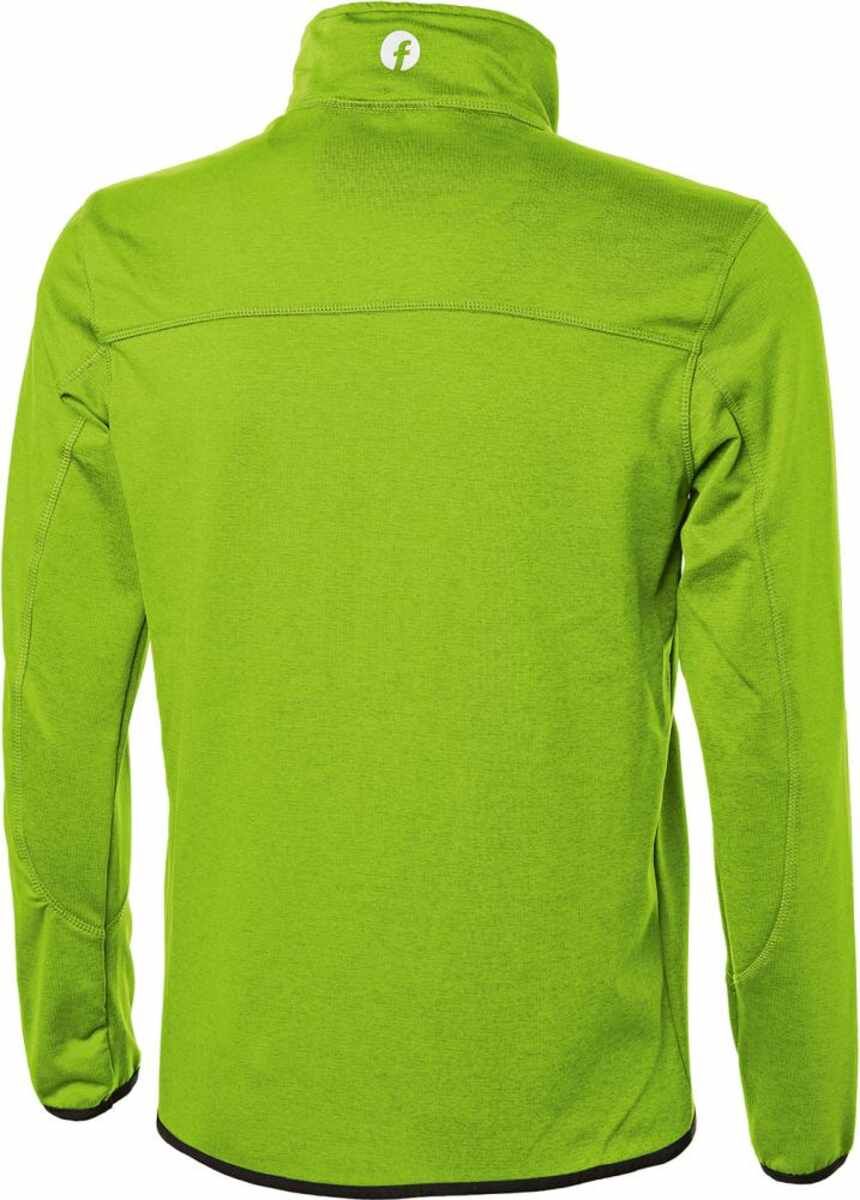 Tech-Fleecejacke lime/schwarz meliert Gr. M Fortis Elements