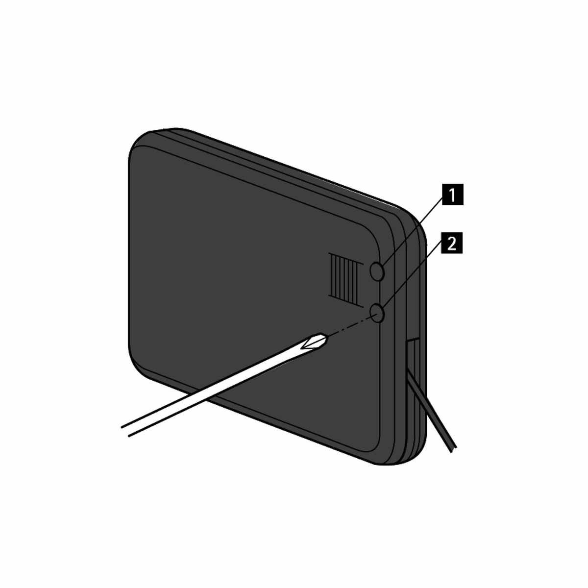 Klappenhalter mit Seilzug Lift Mini, 100N
