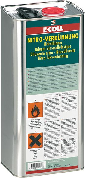 E-Coll Nitro-Verdünnung, 6 Liter-Kanister