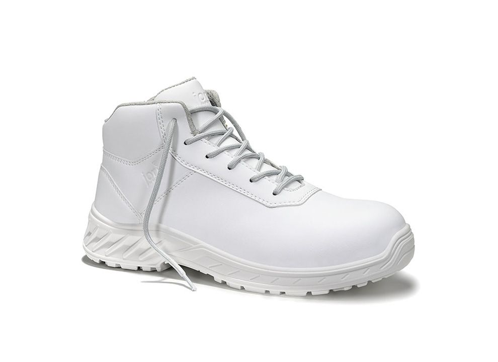 Jori Sicherheitsschnürstiefel jo_CLEAN Loop white Mid ESD S3S, Gr. 36