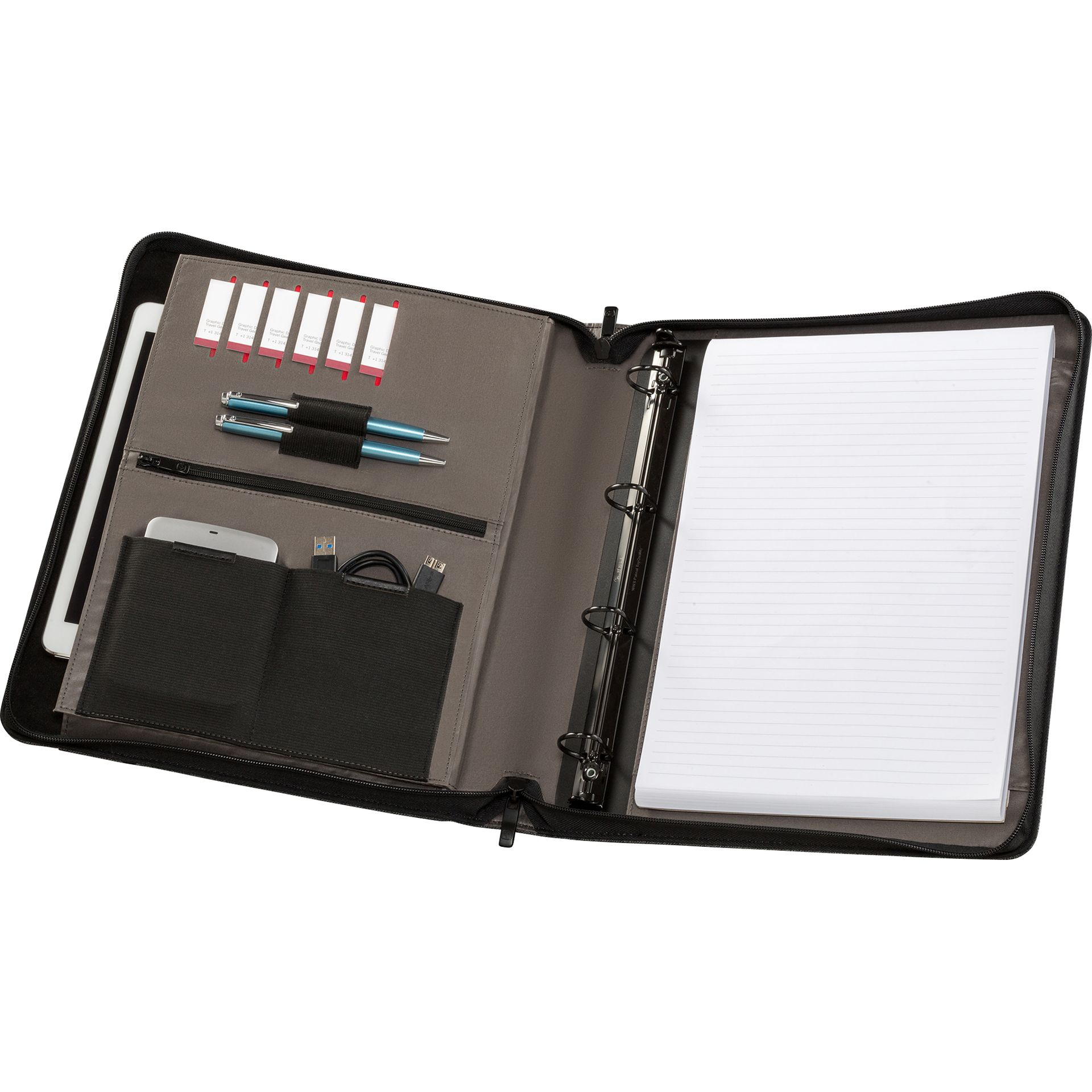 Schreibmappe Affiliate grau