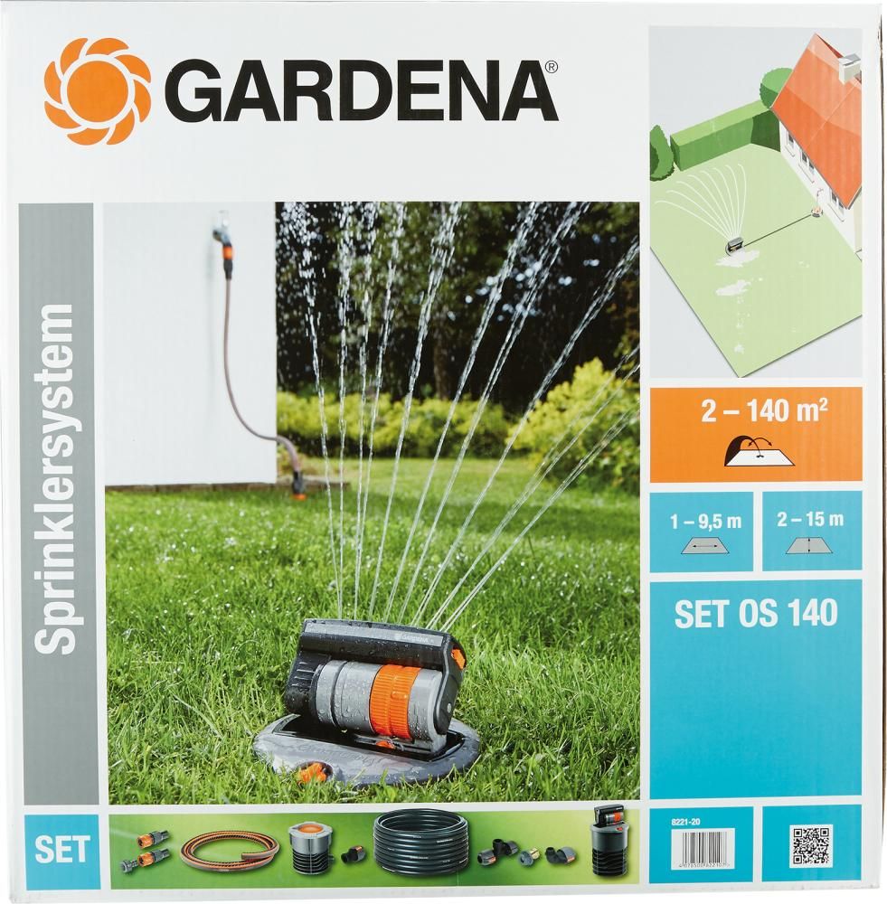 Versenk-Viereckregner SetOS 140, Sprinklersystem