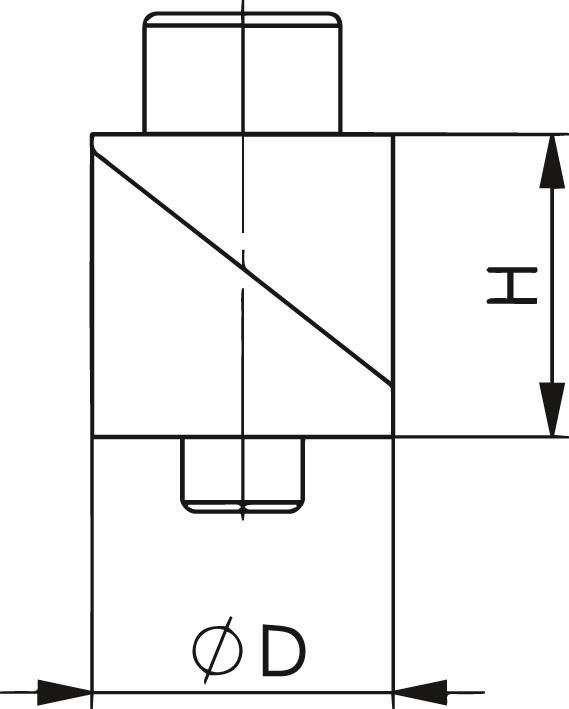 Klemmbolzen 6878K Gr.16 für Lochtische AMF