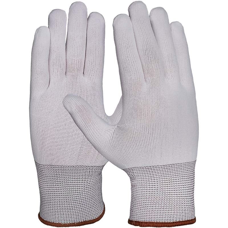 Nylon-Feinstrickhandschuh, Rundstrick,ohne Beschichtung 10