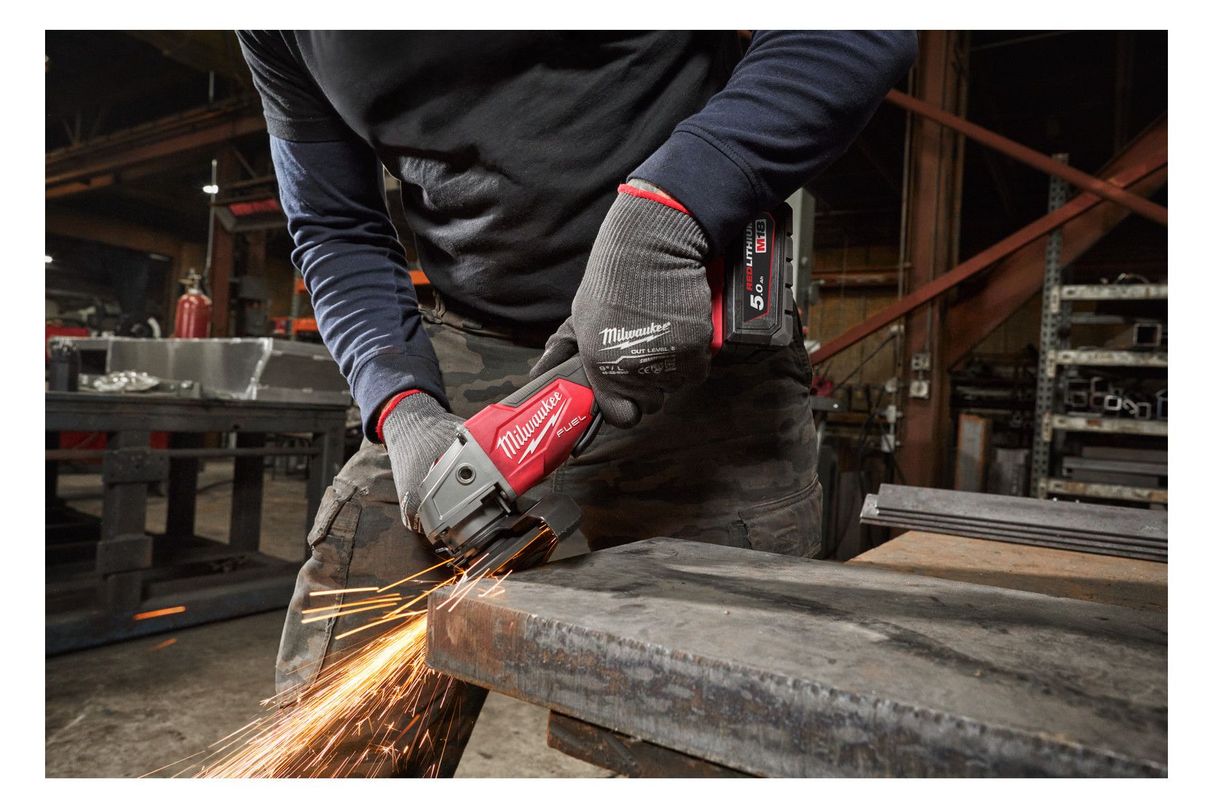 MILWAUKEE Akku-Winkelschleifer, Ø:125mm