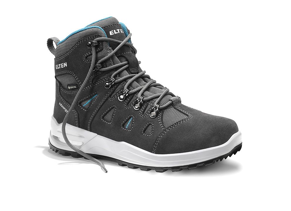 ELTEN ENYA XXF WR Berufsstiefel Mid O2 ESD, Grau, Gr. 37