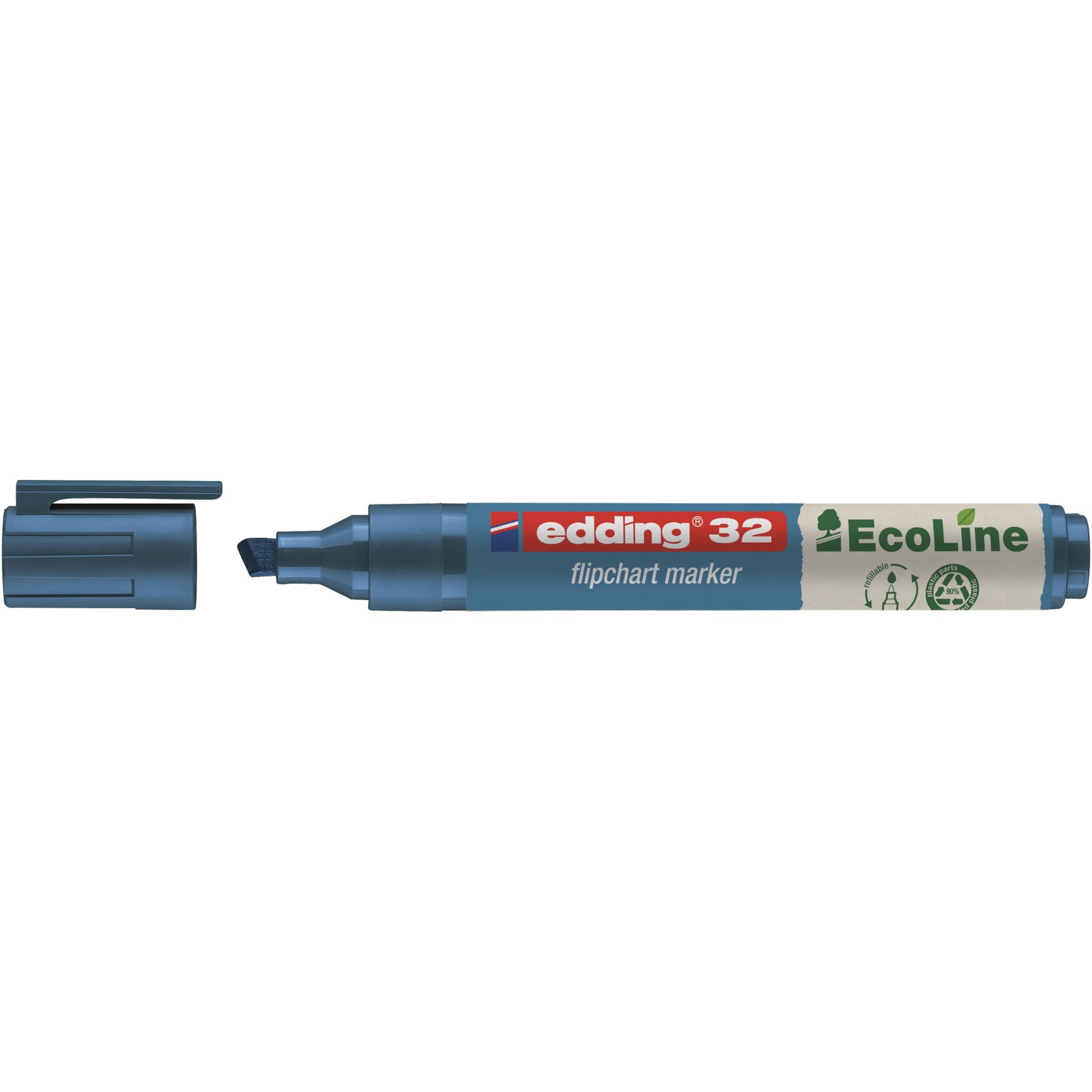 Flipchartmarker 32 EcoLine 1-5mm Keilspitze blau