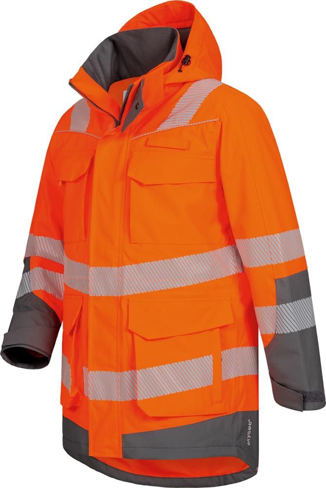 Warnschutzparka Herwin orange/grau Gr.L