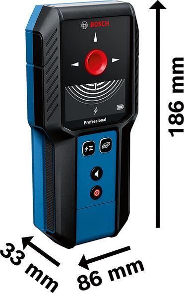 Ortungsgerät GMS 120-27 Bosch Li-Ion Battery